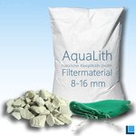 AquaLith Filtermaterial Zeolith 8-16 mm 25kg für Koiteiche inkl. 2x Filternetzbeutel