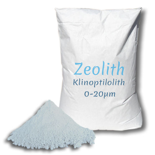 Zeolith Klinoptilolith Pulver 1 kg 0-50 µm im Papierbeutel vom Zeolithexperten 